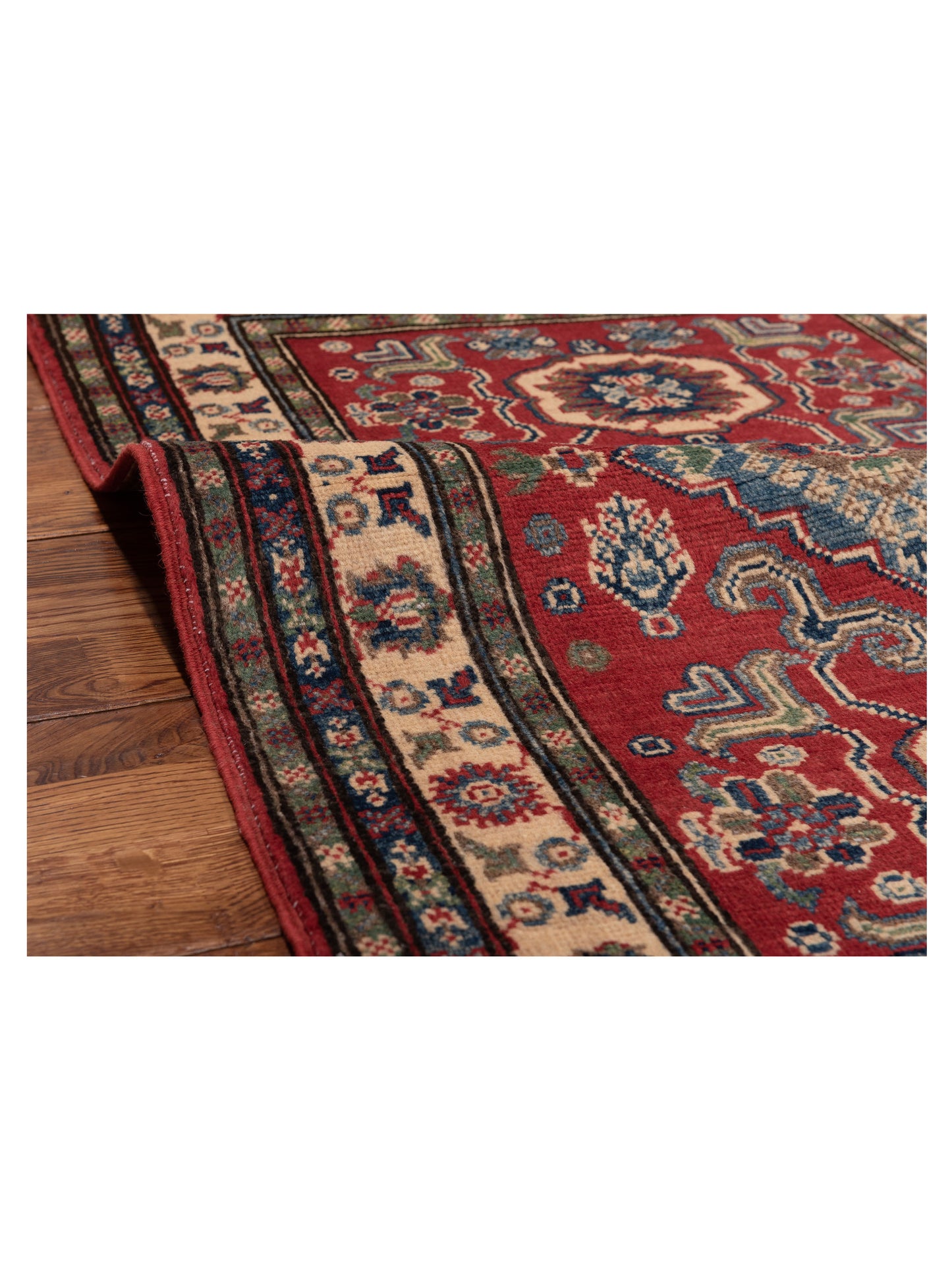 Kazura Red Ivory 2.8x4 Hand Knotted Rug