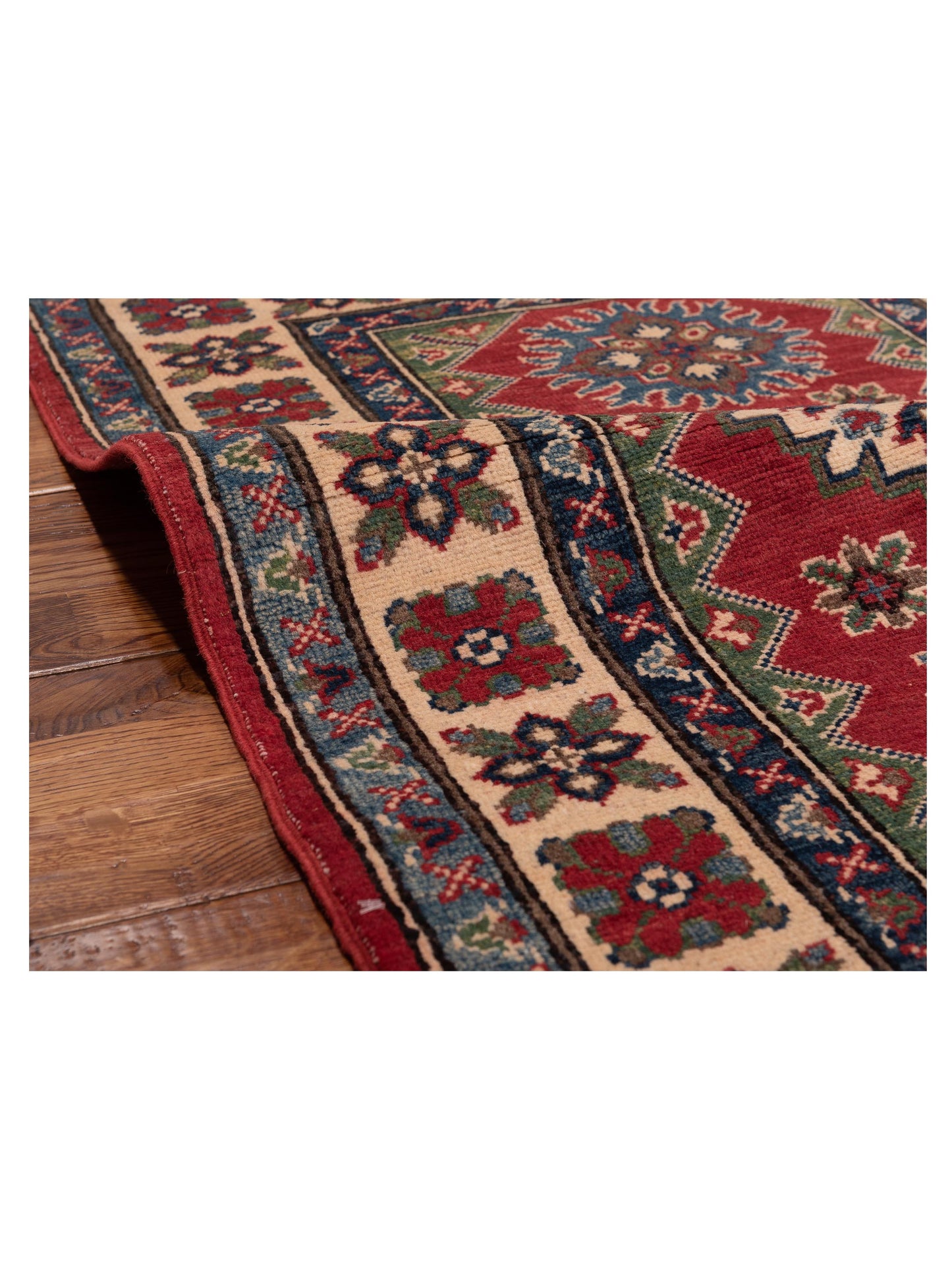 Kazura Red Ivory 2.7x3.9 Hand Knotted Rug