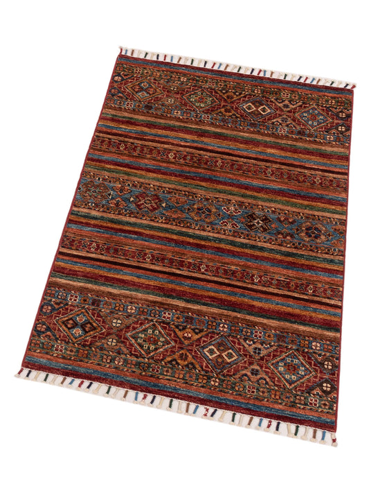 Khoraya Multi Multi 2.10x4.3 Hand Knotted Rug