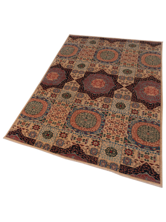 Mamluk Multi 5.11x8.11 Hand Knotted Rug