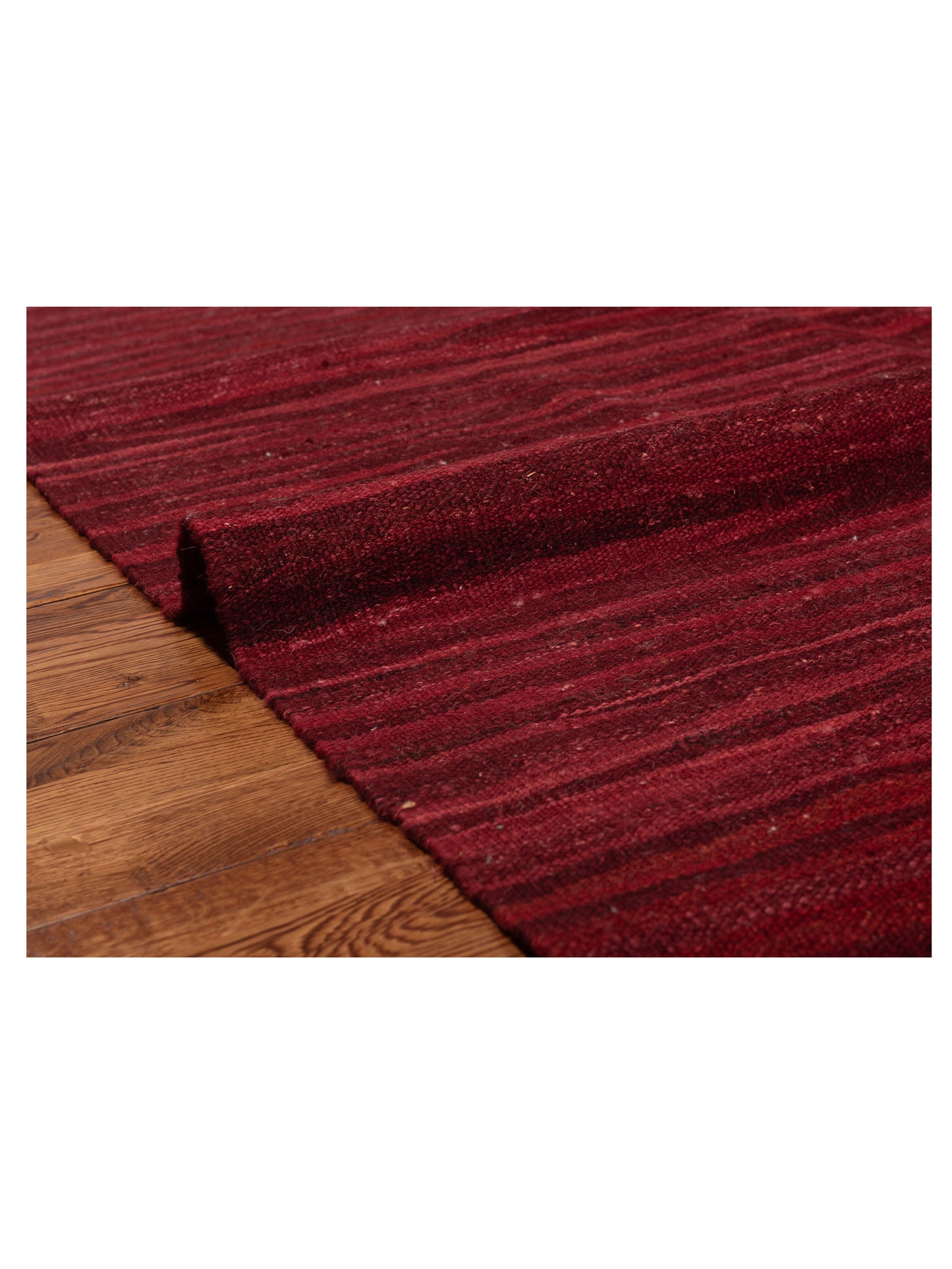 Flaxen Red Red 8.4x9.11 Hand Woven Rug