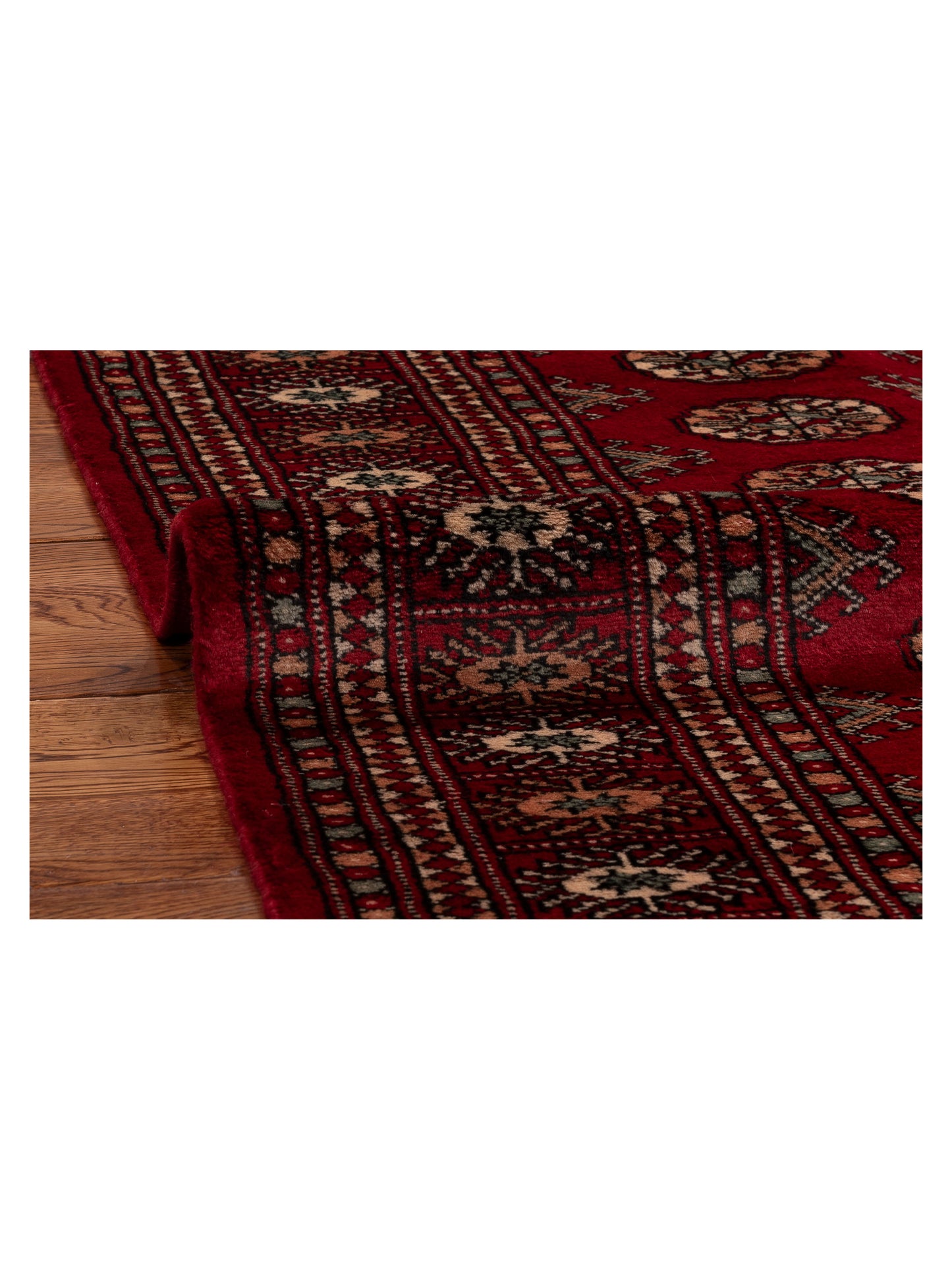 Bokhara Red Red 5.1x8.2 Hand Knotted Rug