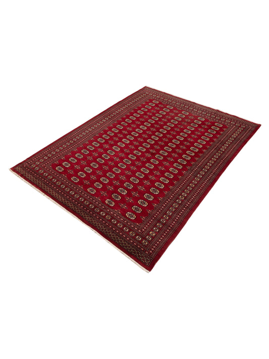 Bokhara Red Red 8.2x11 Hand Knotted Rug