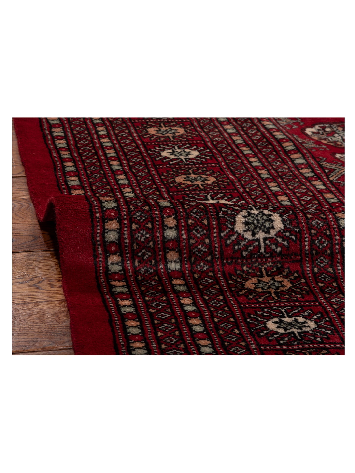 Bokhara Red Red 9x12 Hand Knotted Rug