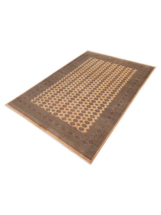 Bokhara Beige Beige 10.2x14.2 Hand Knotted Rug