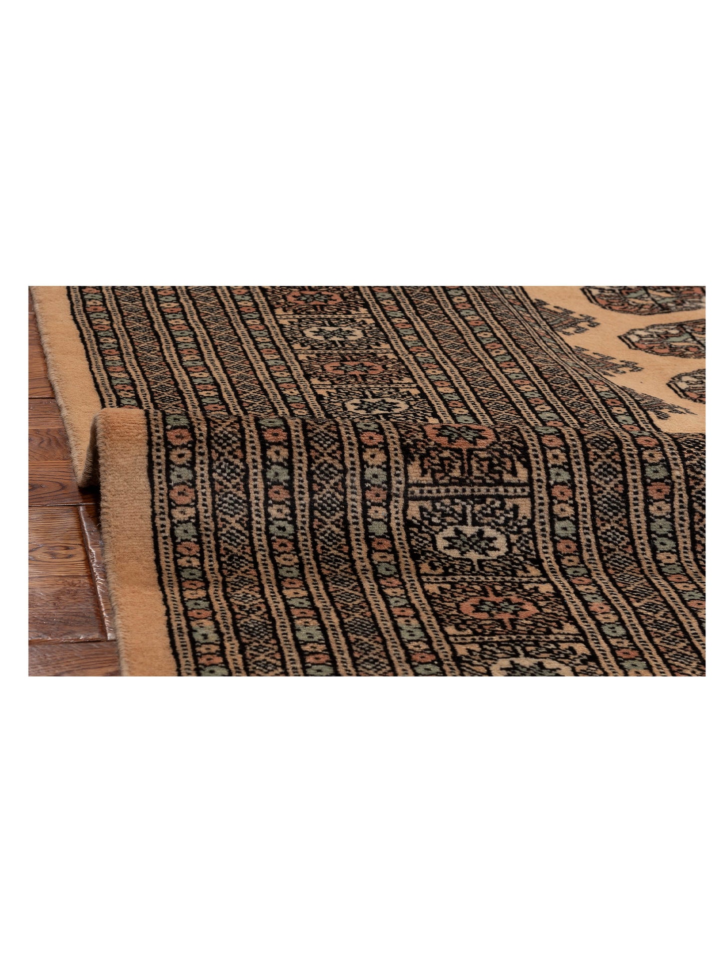 Bokhara Beige Beige 10.2x14.2 Hand Knotted Rug