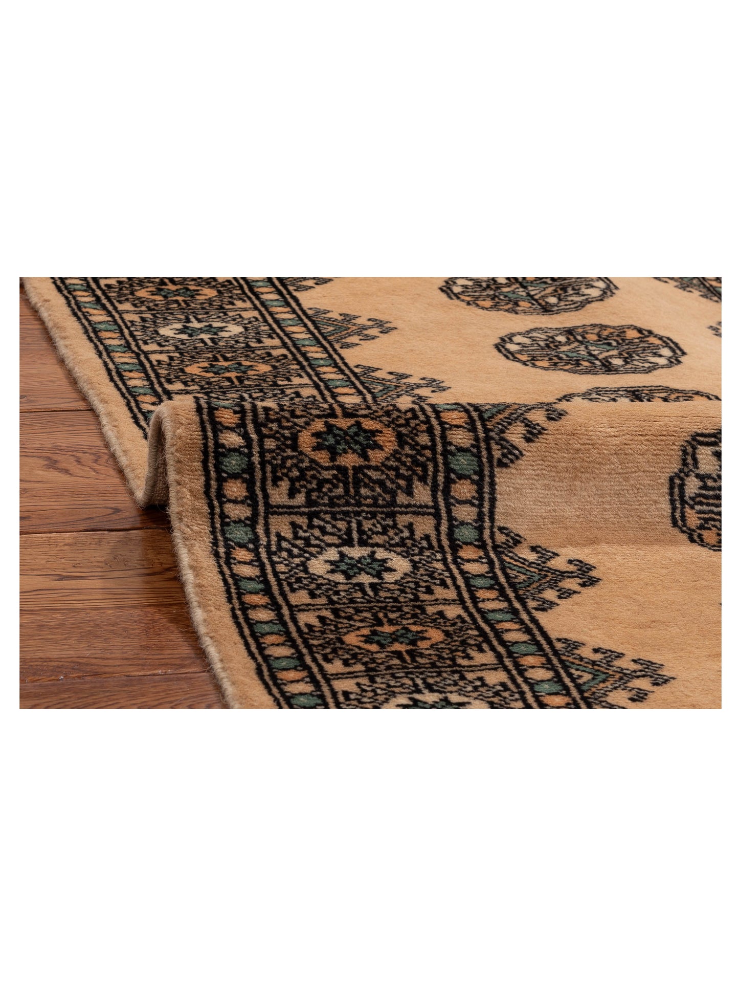Bokhara Beige Beige 2.7x8.1 Hand Knotted Rug