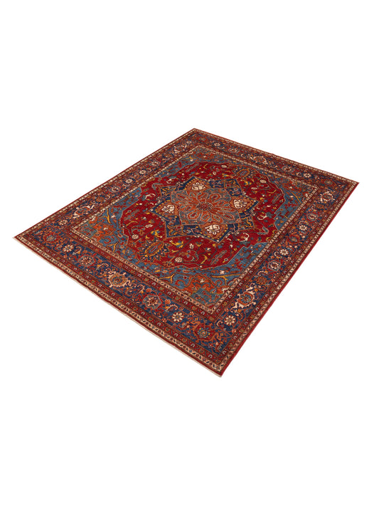 Zamira Multi Multi 8.4x10.7 Hand Knotted Rug