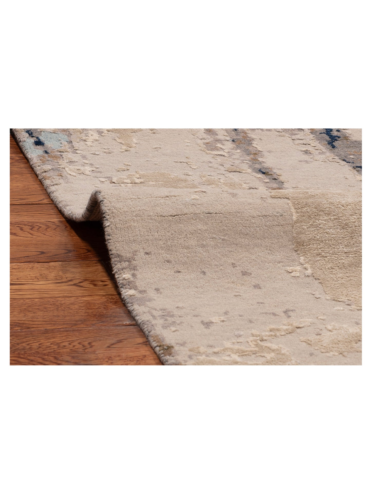 Artavia Ivory Black 9x11.11 Hand Knotted Rug