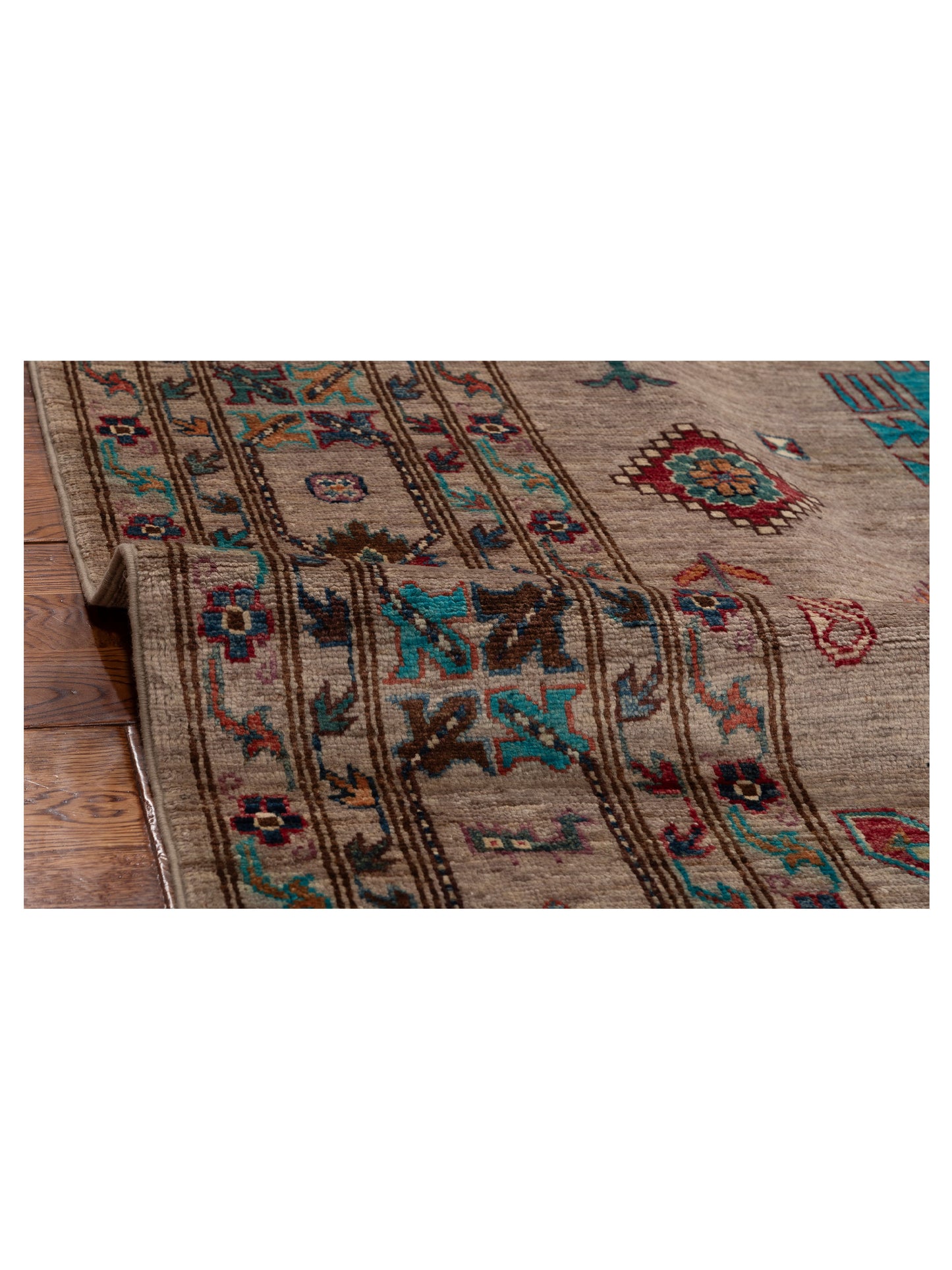 Sabira Multi Multi 8.10x11.8 Hand Knotted Rug