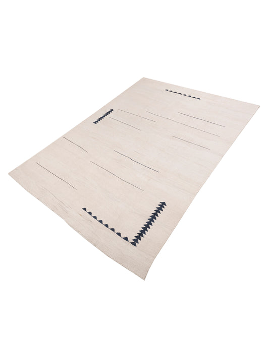 Flaxen Ivory Ivory 9.7x13.5 Hand Woven Rug