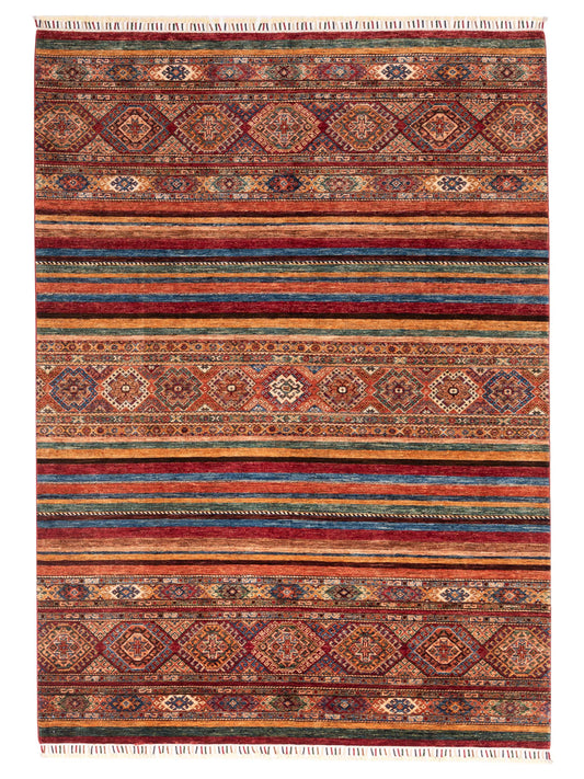 Khoraya Multi Multi 7x9.8 Hand Knotted Rug