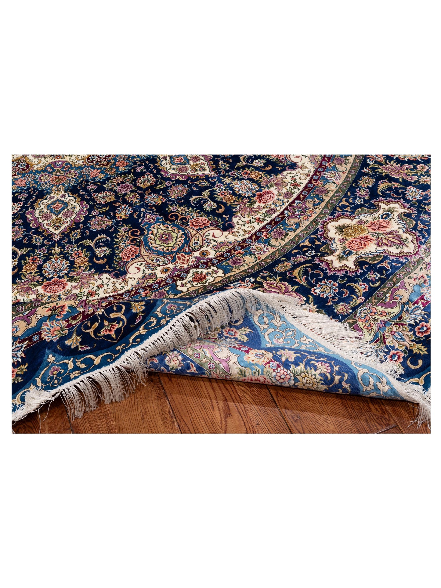Serelis Blue Blue 9.11x10 Hand Knotted Rug