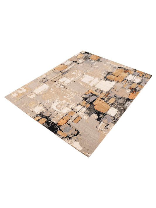 Artavia Multi Multi 7.11x10.1 Hand Knotted Rug