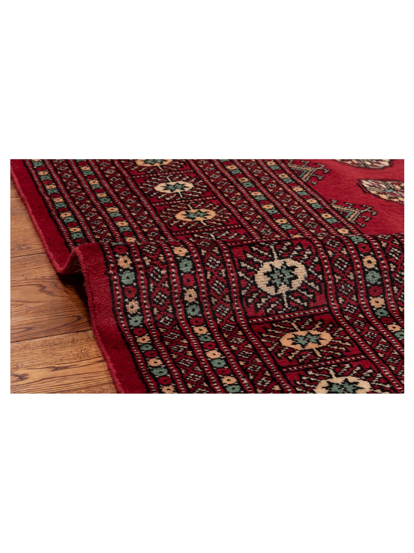 Bokhara Red Red 8.2x10.3 Hand Knotted Rug