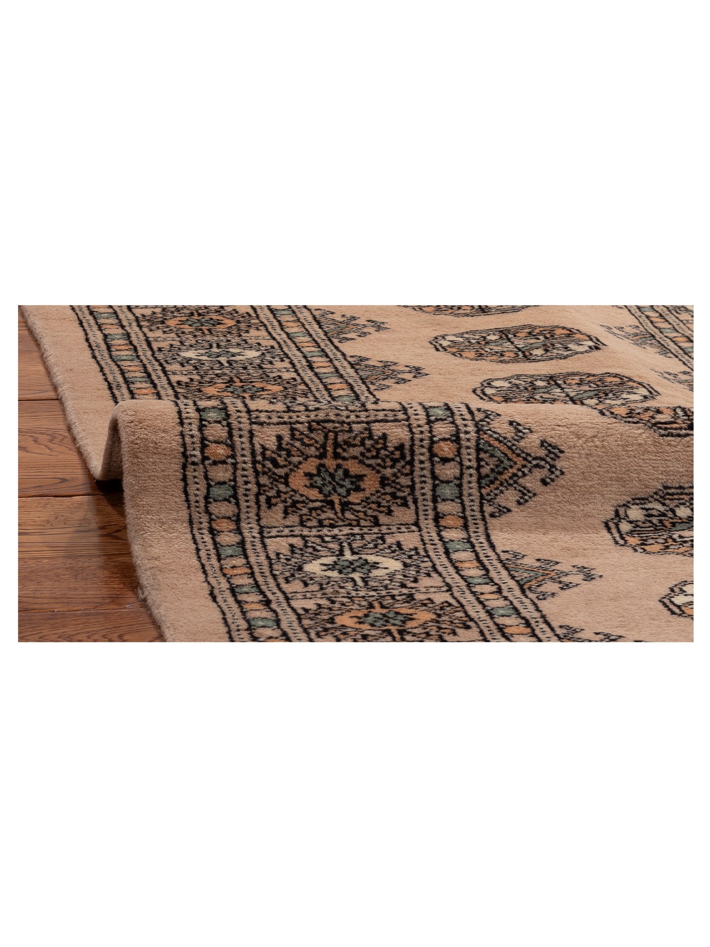 Bokhara Beige Beige 2.8x12.2 Hand Knotted Rug