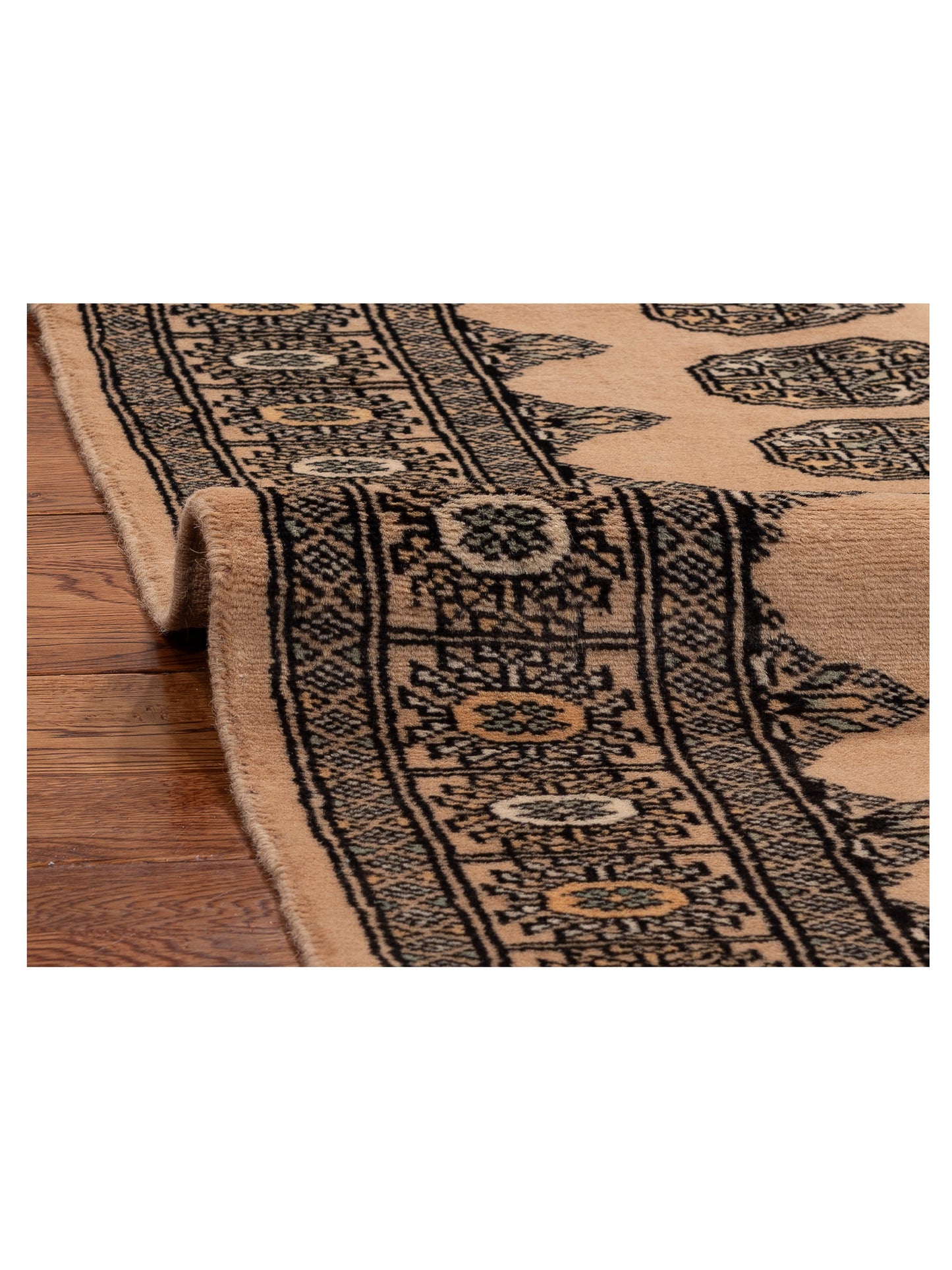 Bokhara Beige Beige 2.7x8 Hand Knotted Rug