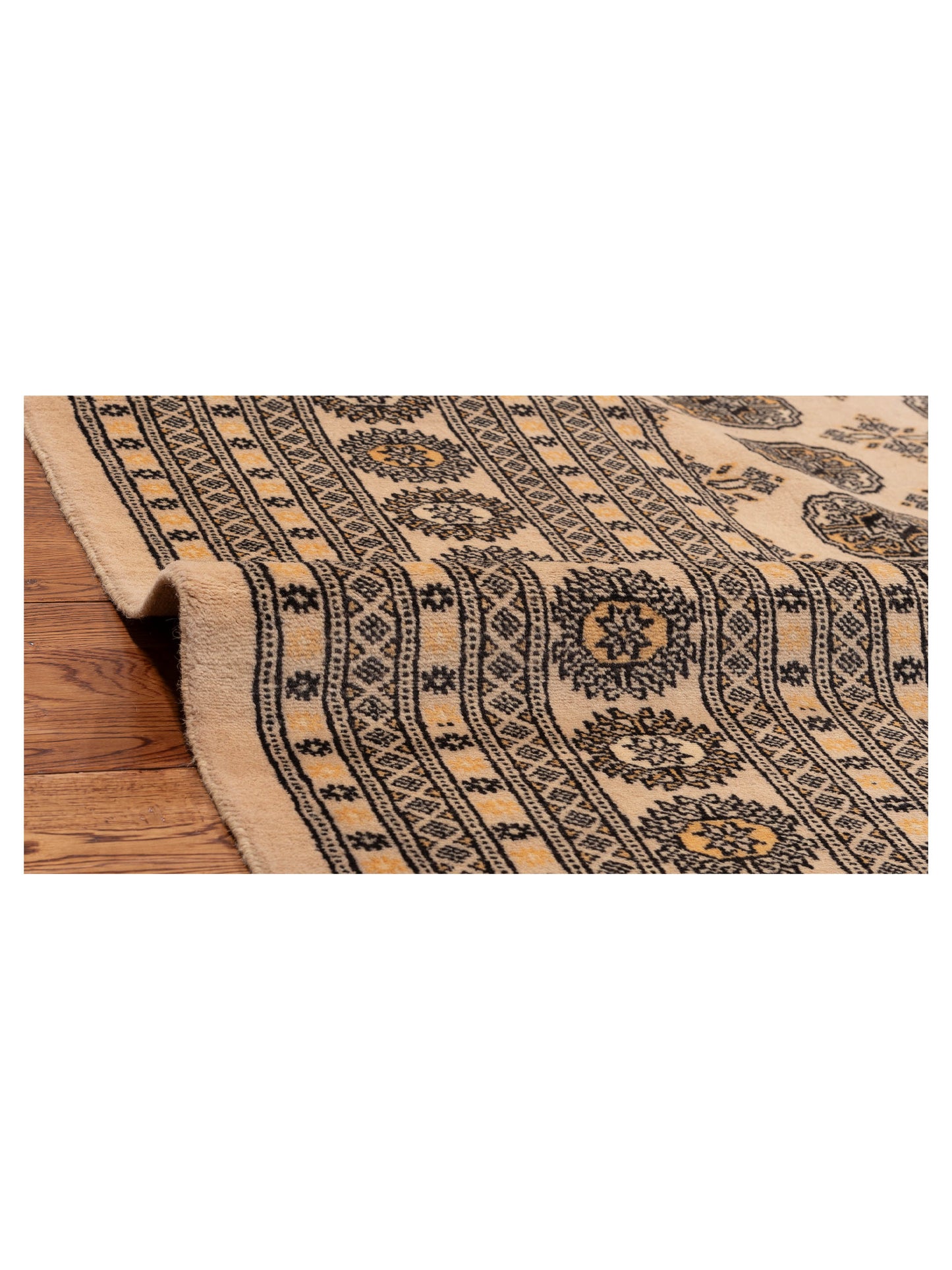 Bokhara Beige Beige 8.4x11 Hand Knotted Rug