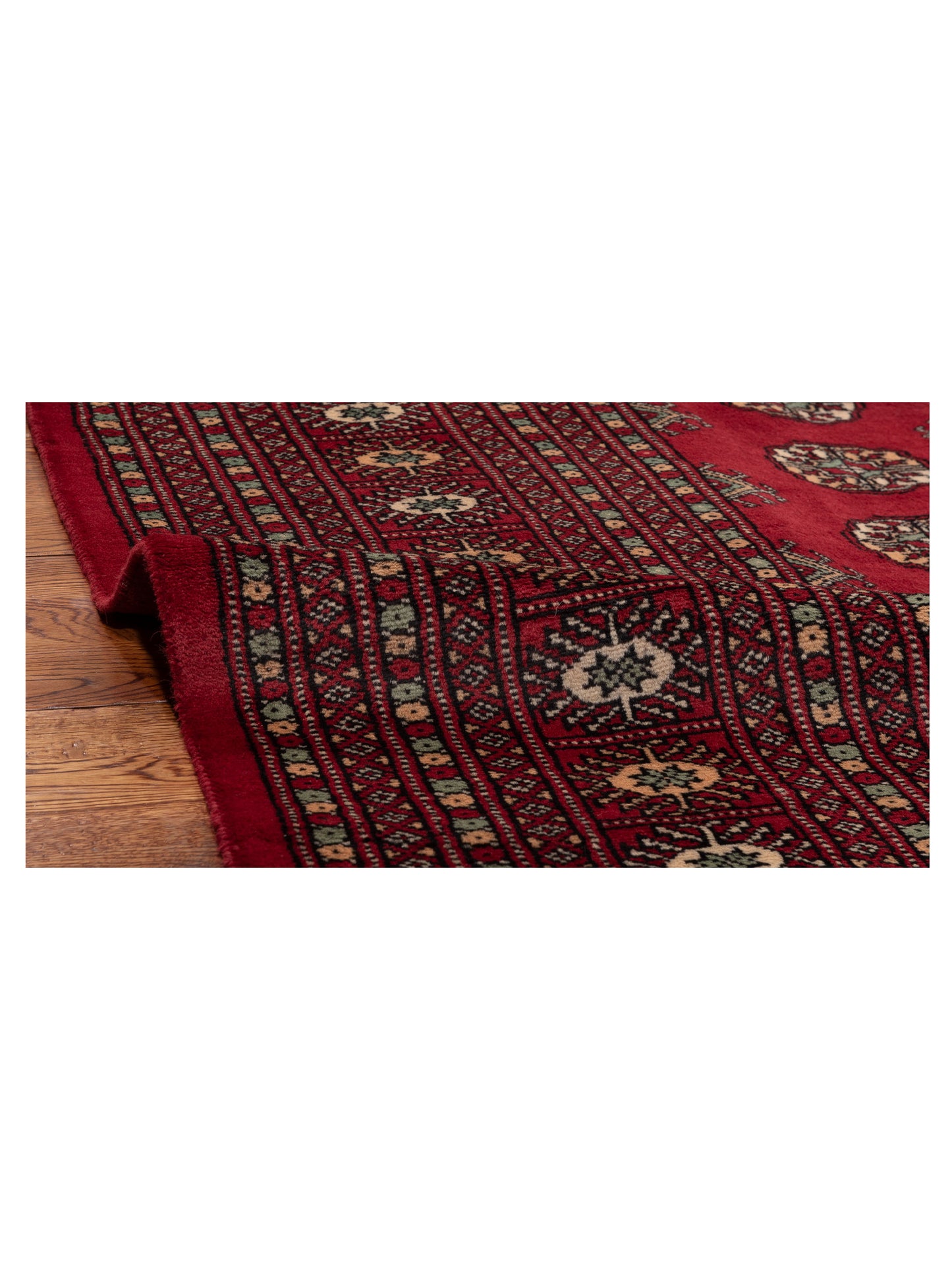 Bokhara Red Red 8.2x10.2 Hand Knotted Rug