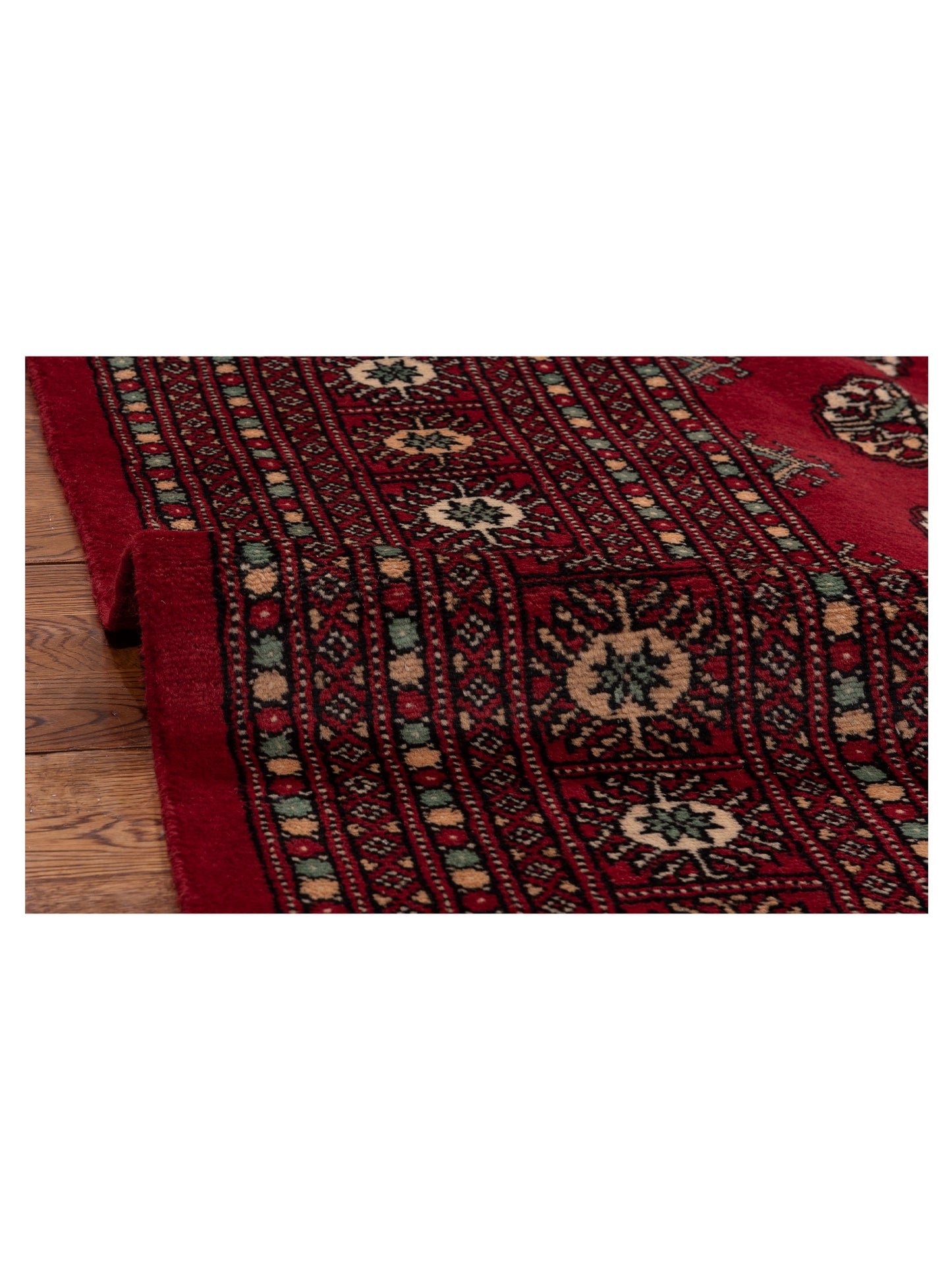 Bokhara Red Red 8.2x10.1 Hand Knotted Rug