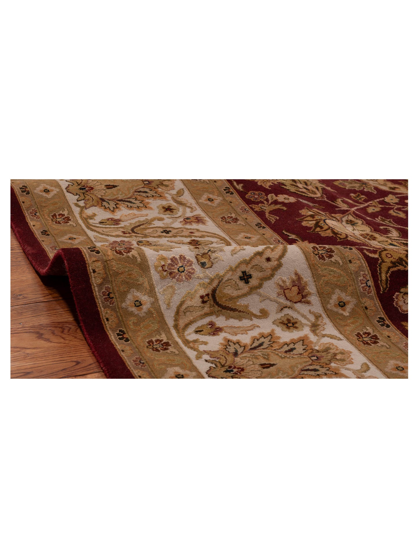 Javira Silk Ivory Ivory 4x6 Hand Knotted Rug