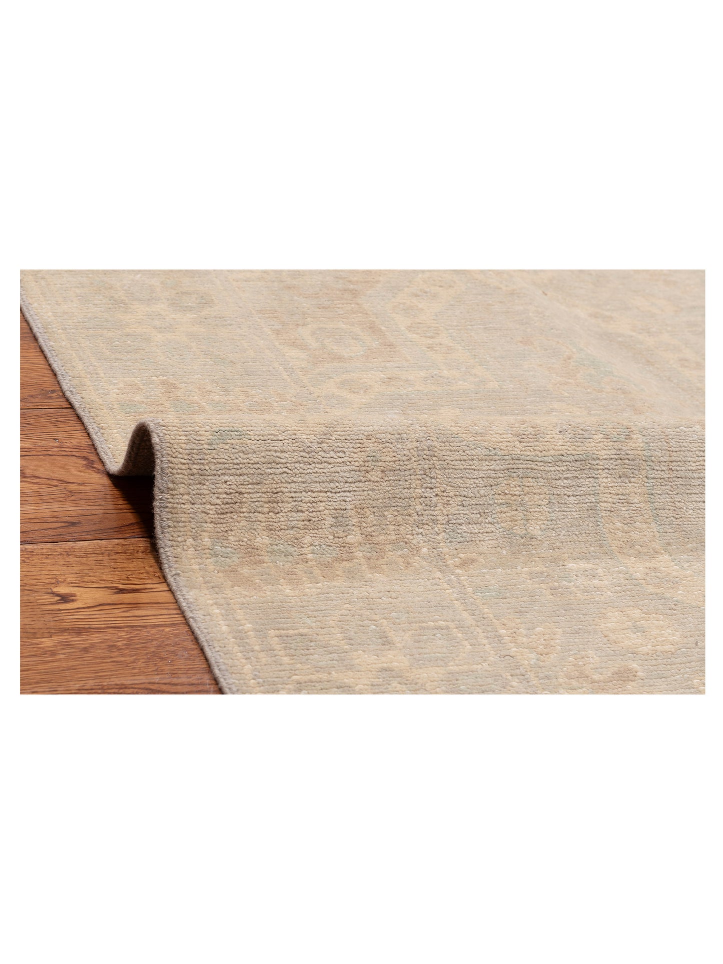 Andalusia Silver Green 10.2x13.6 Hand Knotted Rug