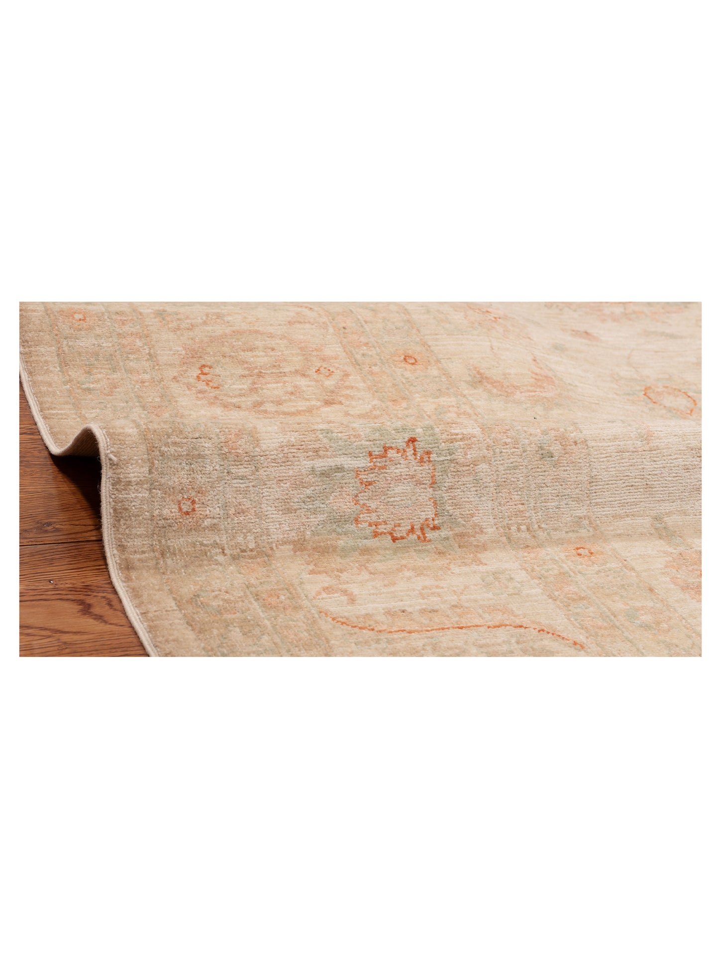 Sabira Ivory Ivory 8.1x9.11 Hand Knotted Rug