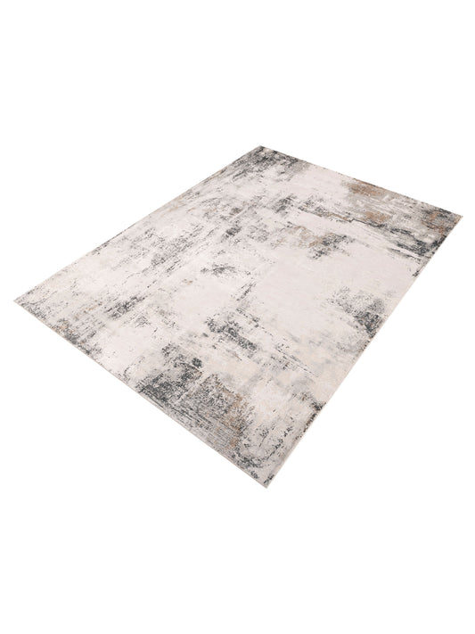 Calvera Ivory Gray 8x11 Machine Made Rug