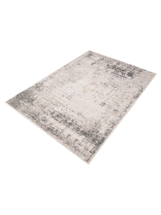 Calvera Ivory Gray 8x11 Machine Made Rug