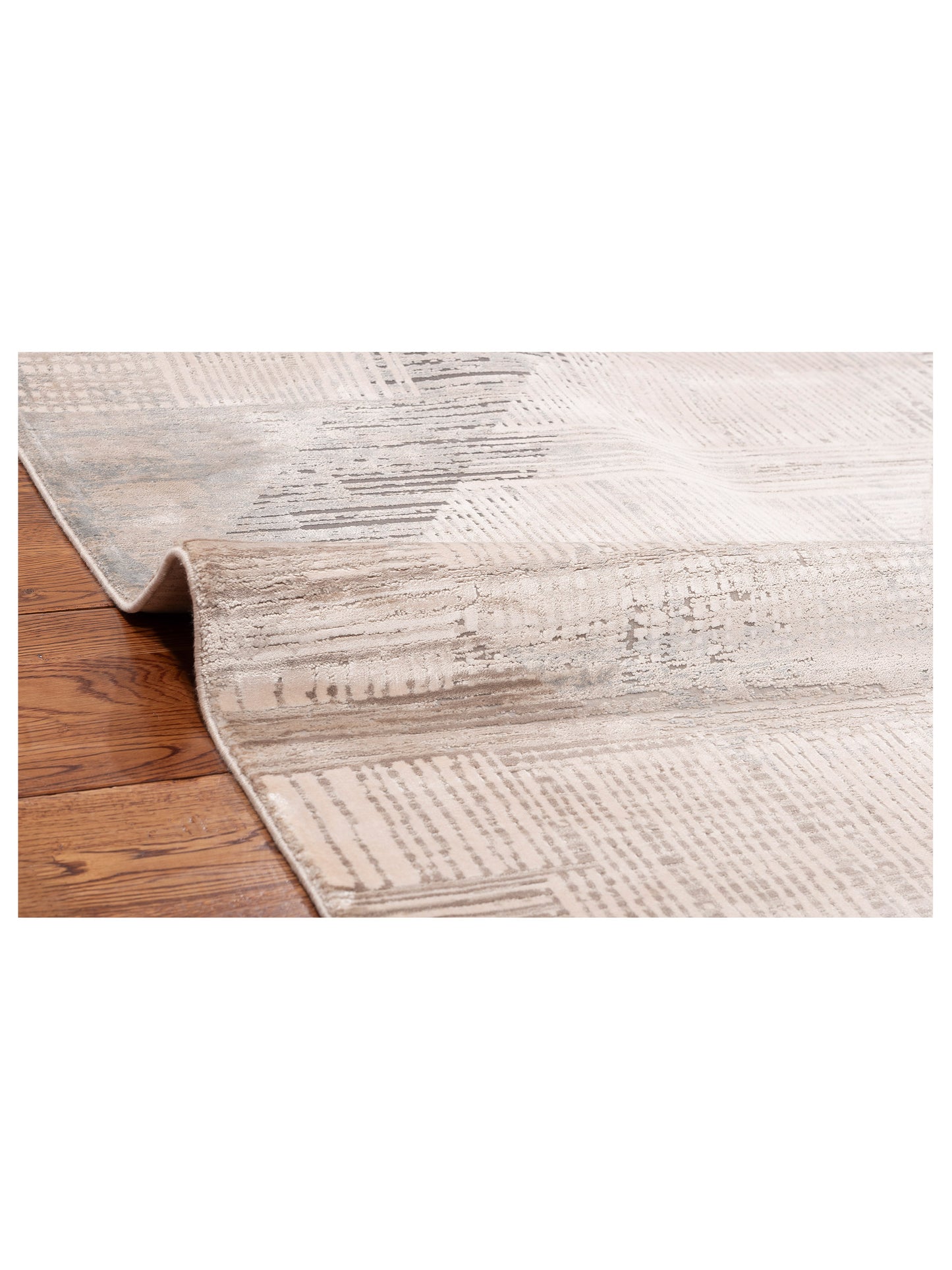 Calvera Beige Gray 8x10 Machine Made Rug