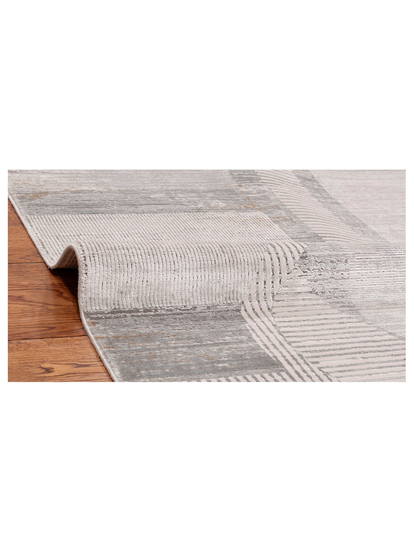 Calvera Beige Gray 8x10 Machine Made Rug