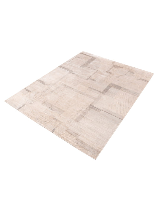 Calvera Beige Gray 8x10 Machine Made Rug