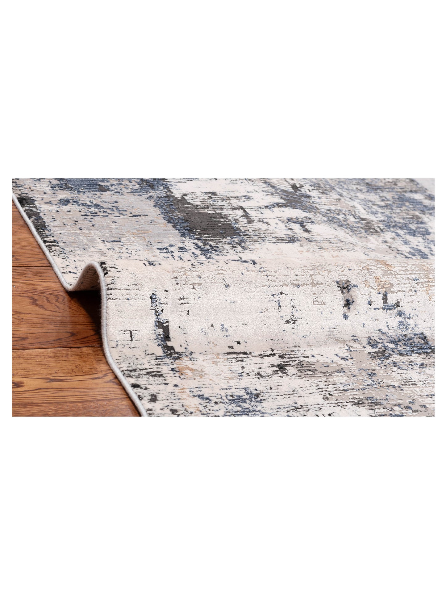 Calvera Gray Blue 8x10 Machine Made Rug