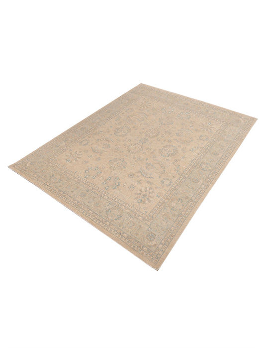 Lailora Beige Mint 9x11.6 Hand Knotted Rug
