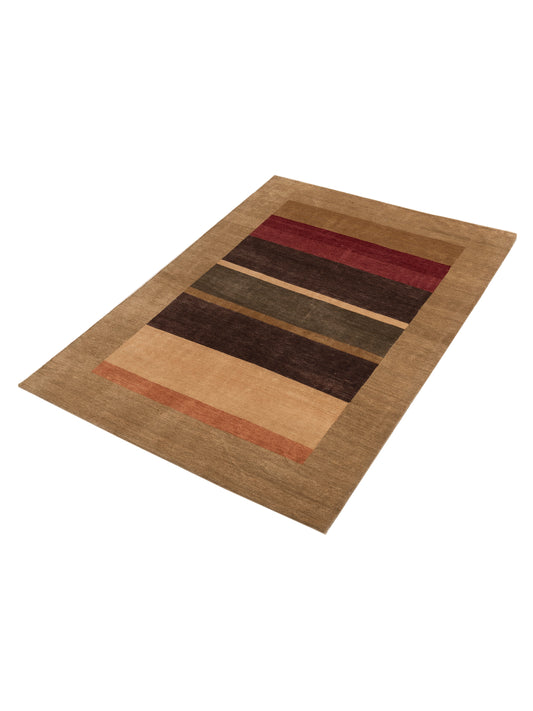 Tenzari Multi Multi 5.8x8.1 Hand Knotted Rug