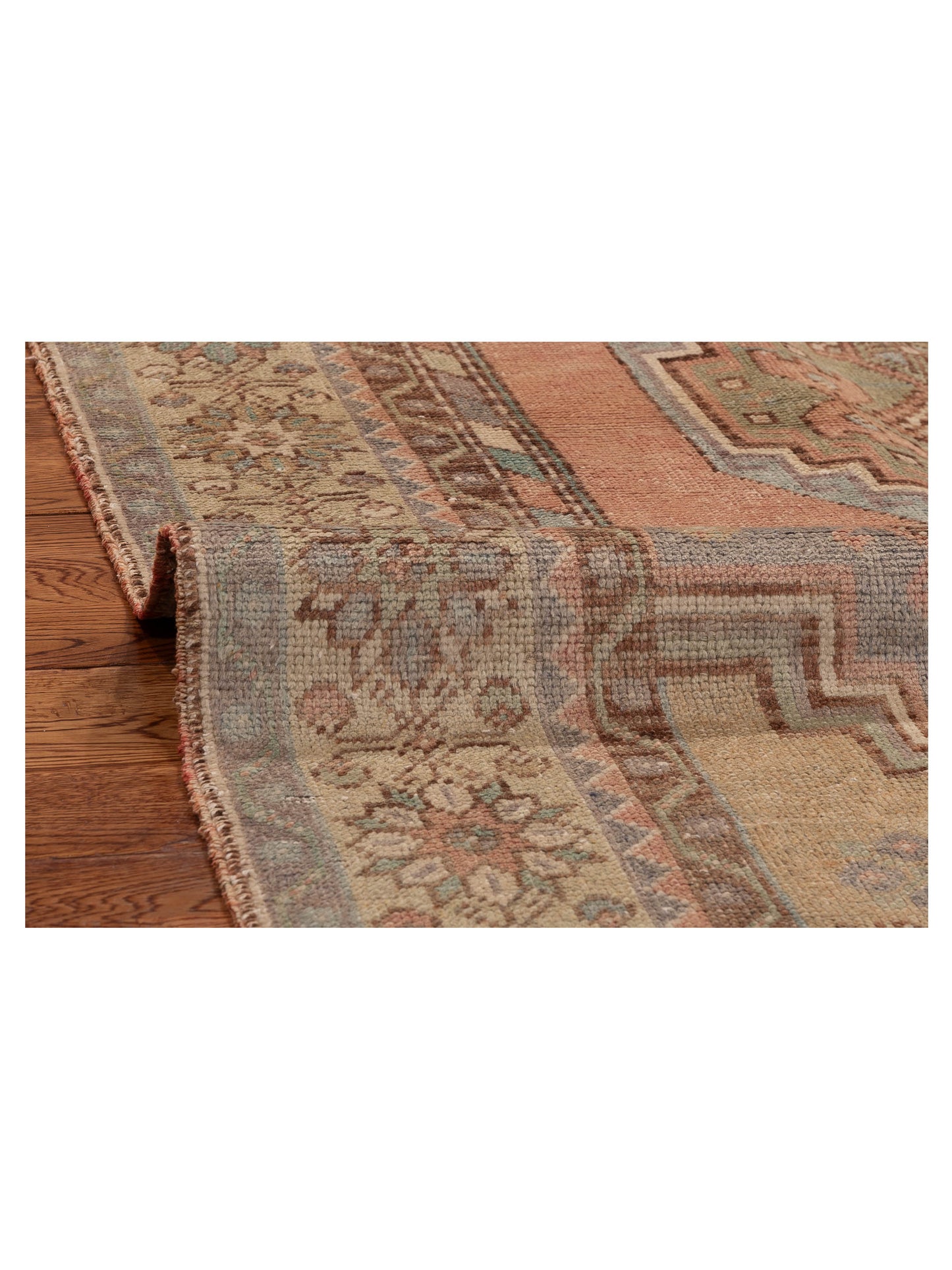 Nomadra Pink Gold 3.10x7 Hand Knotted Rug