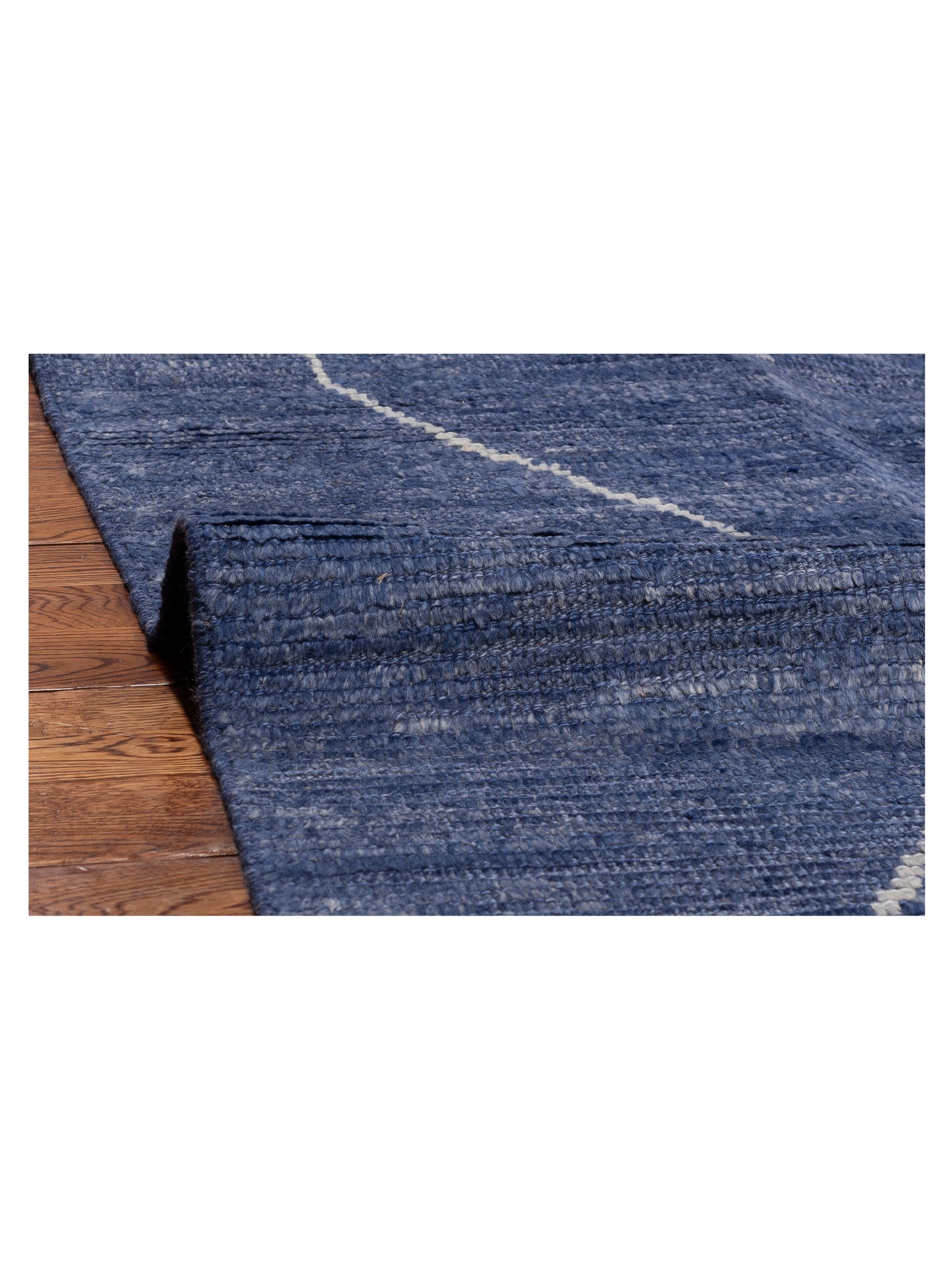 Baskra Jean Blue 11.4x15.3 Hand Knotted Rug