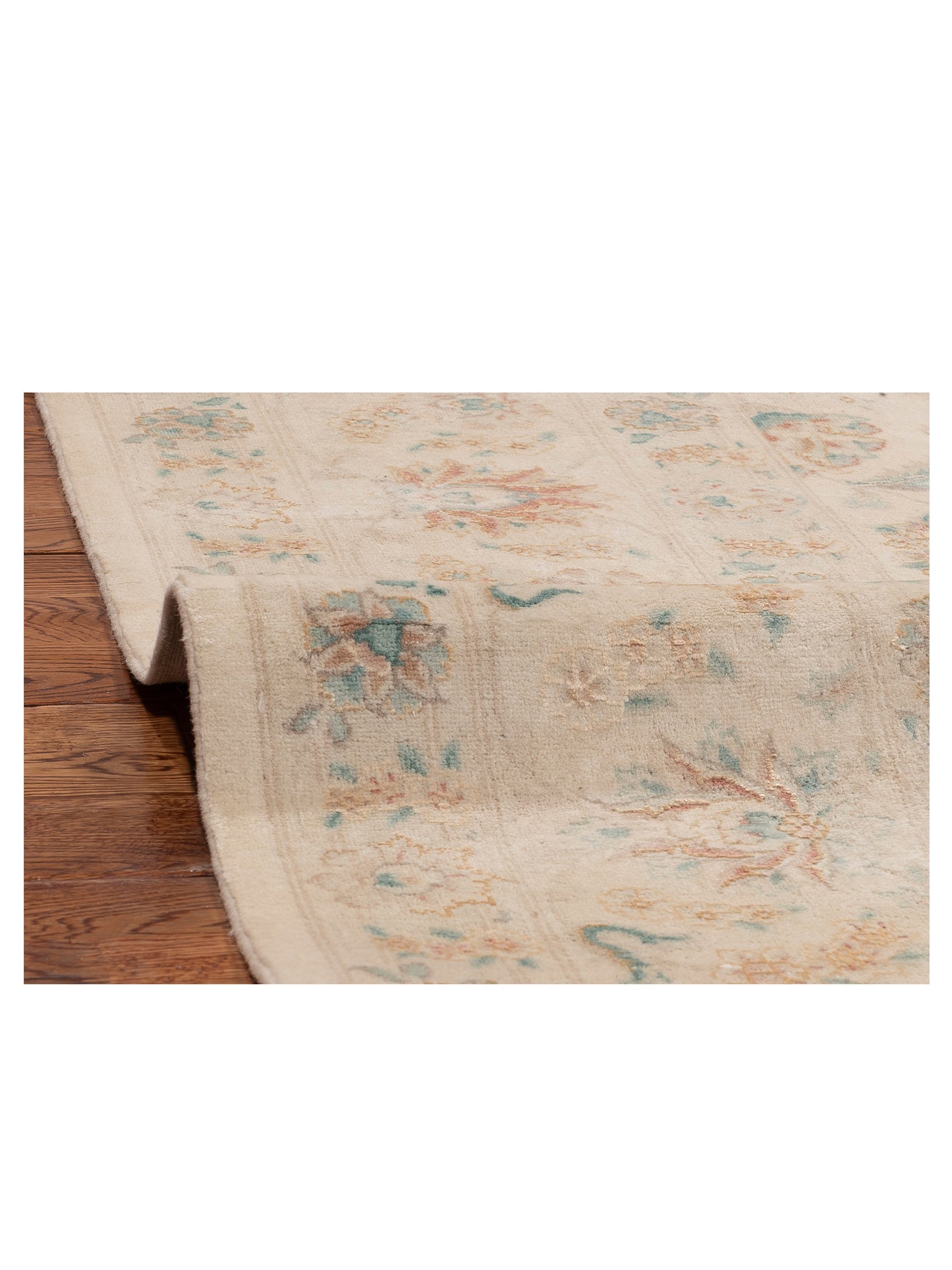 Artalya Ivory Ivory 7.10x9.7 Hand Knotted Rug