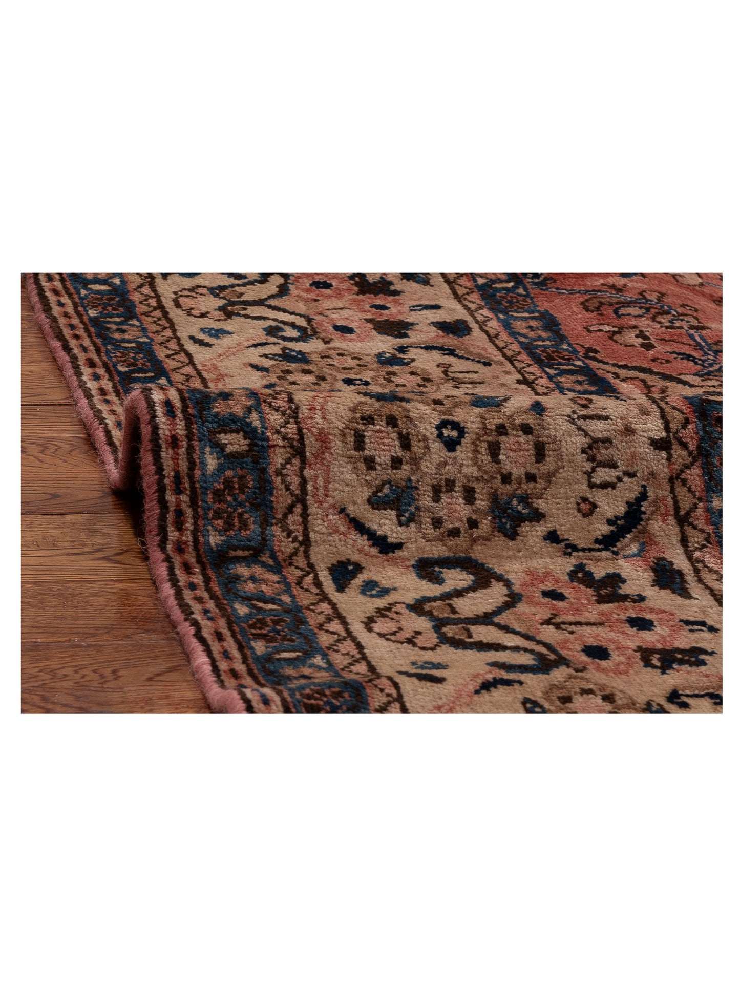 Antiqua Heirloom Rust Ivory 9.3x12.7 Hand Knotted Rug