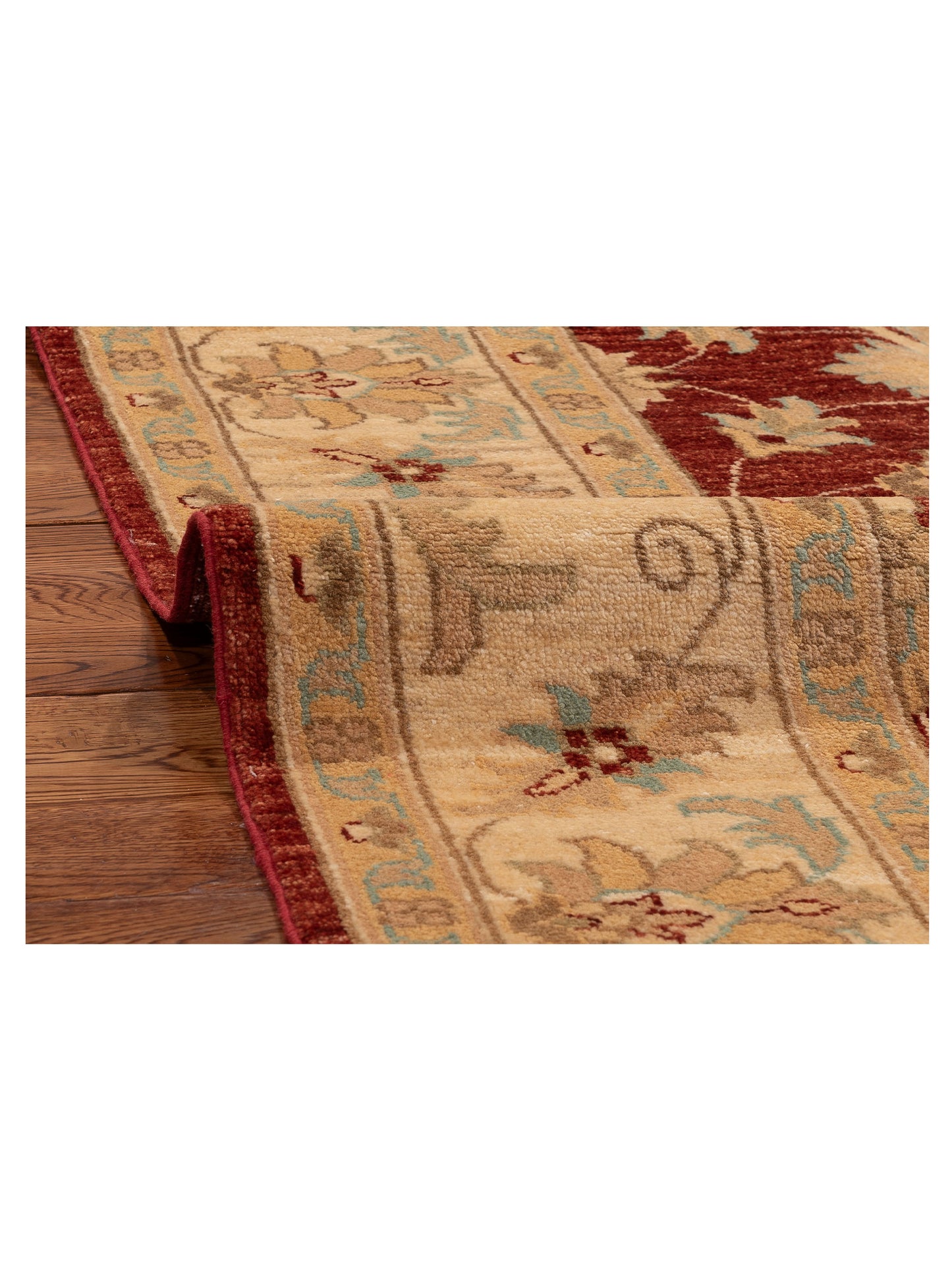 Oushak Navy Blue Brown 9.6x12 Hand Knotted Rug