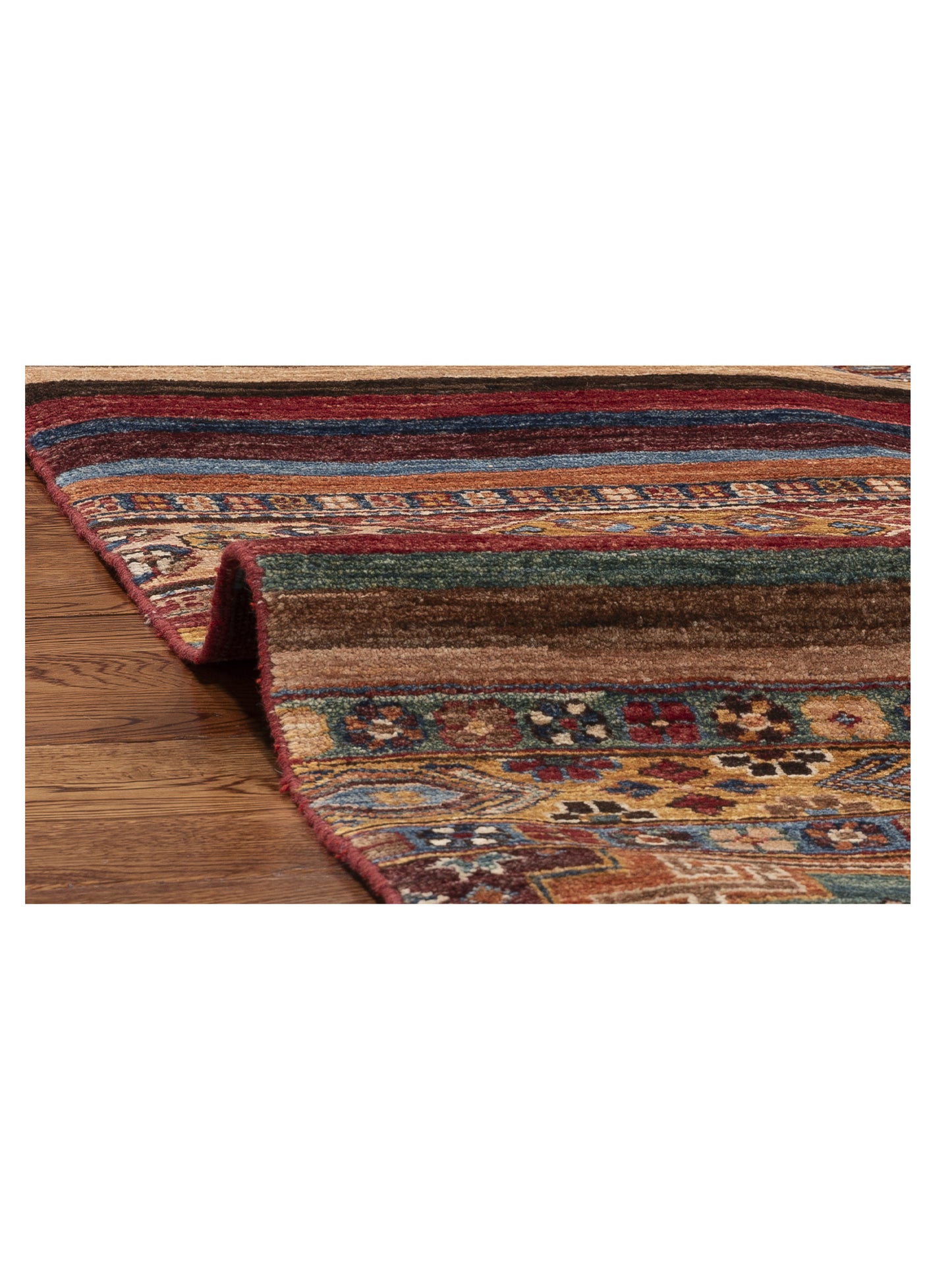 Khoraya Multi Multi 9.2x11.11 Hand Knotted Rug