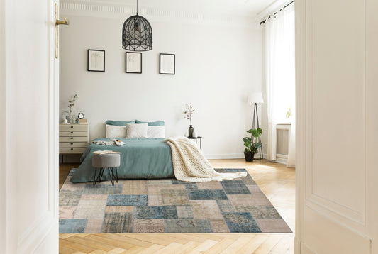 Upcycled rug patchwork 