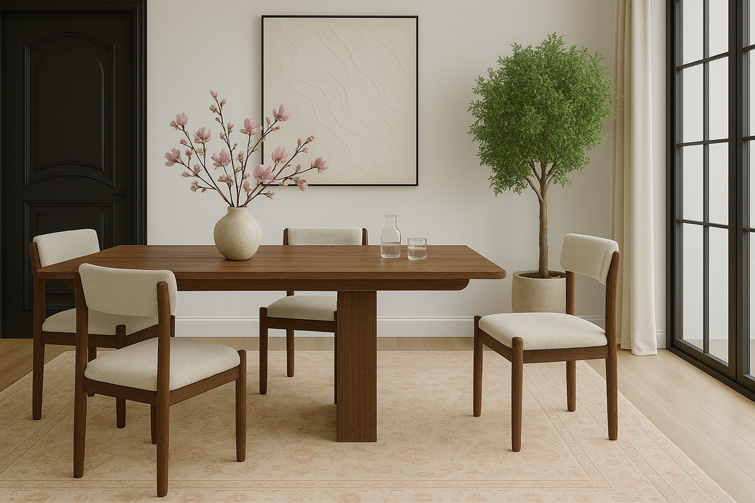 Area Rug Under Dining Table 