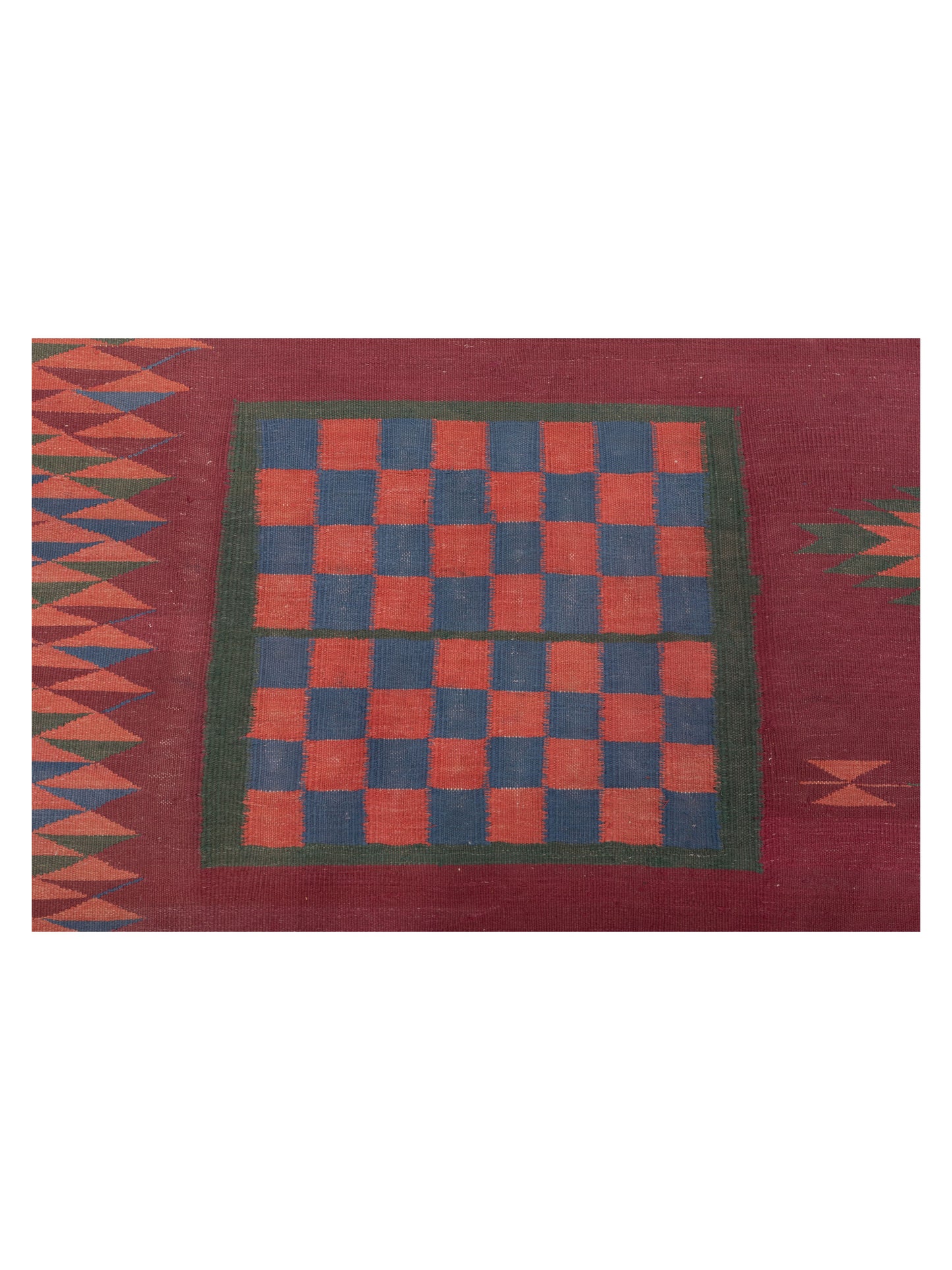 Kilvana Pink Blue 9.3x12.7 Hand Woven Rug