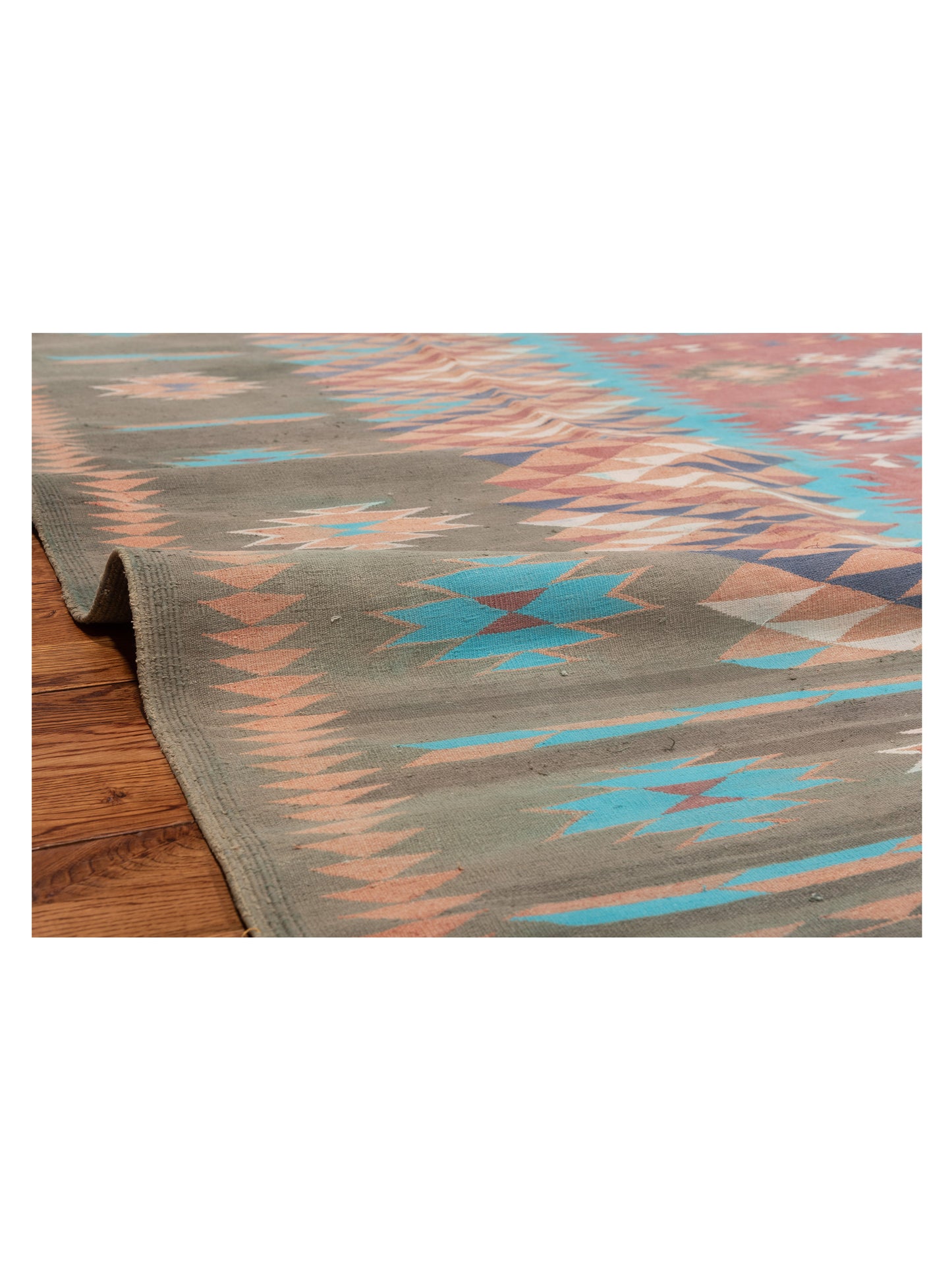 Dhurrie Multi 9.2x13 Hand Woven Rug