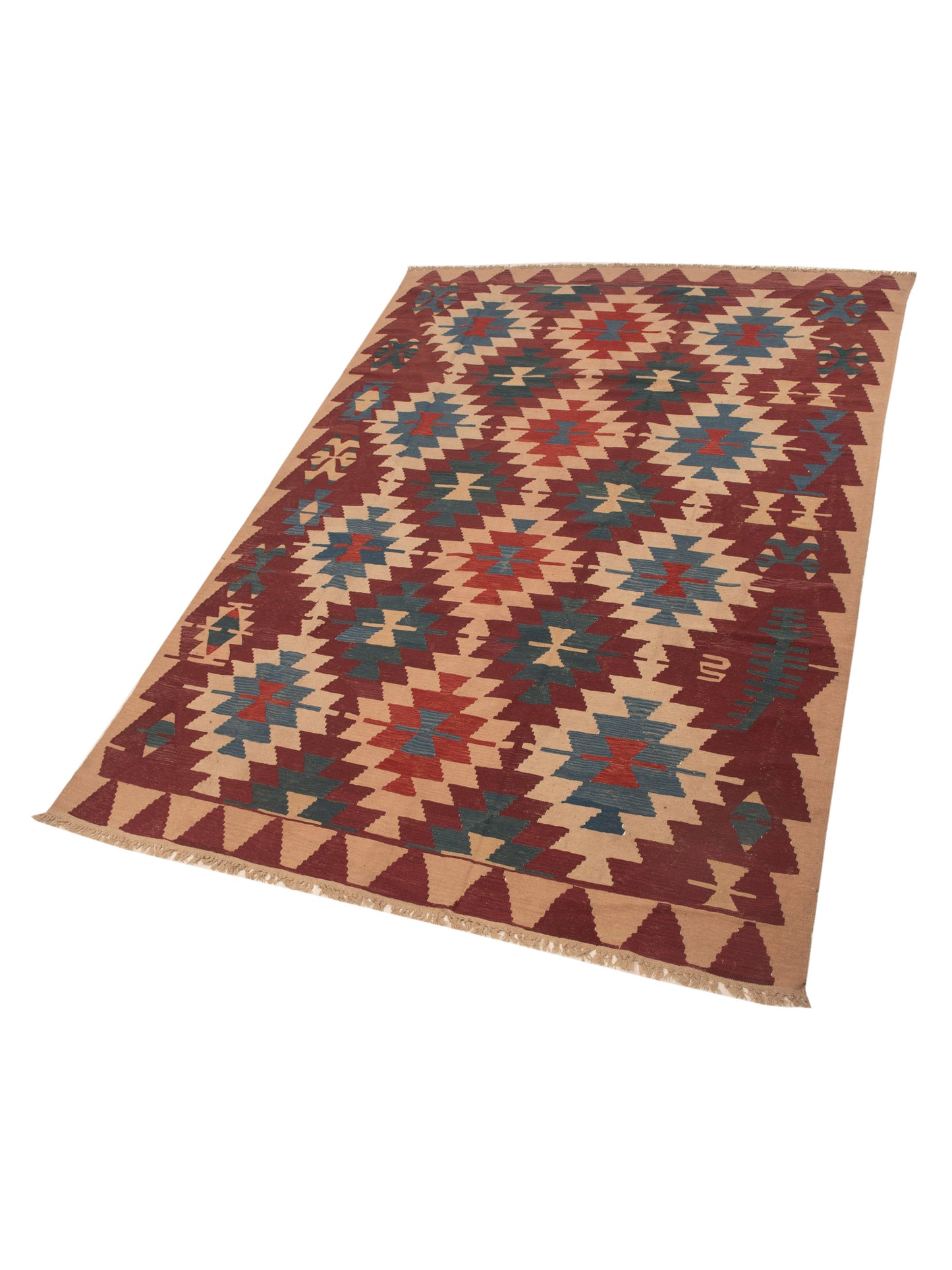 Kilim Multi 8x11.7 Hand Woven Rug