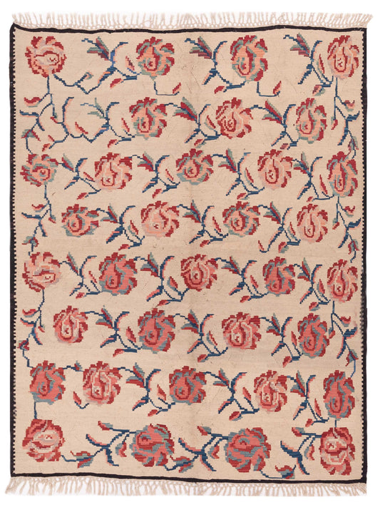 Pasha Old Basserabian Kilim  Ivory  Traditional