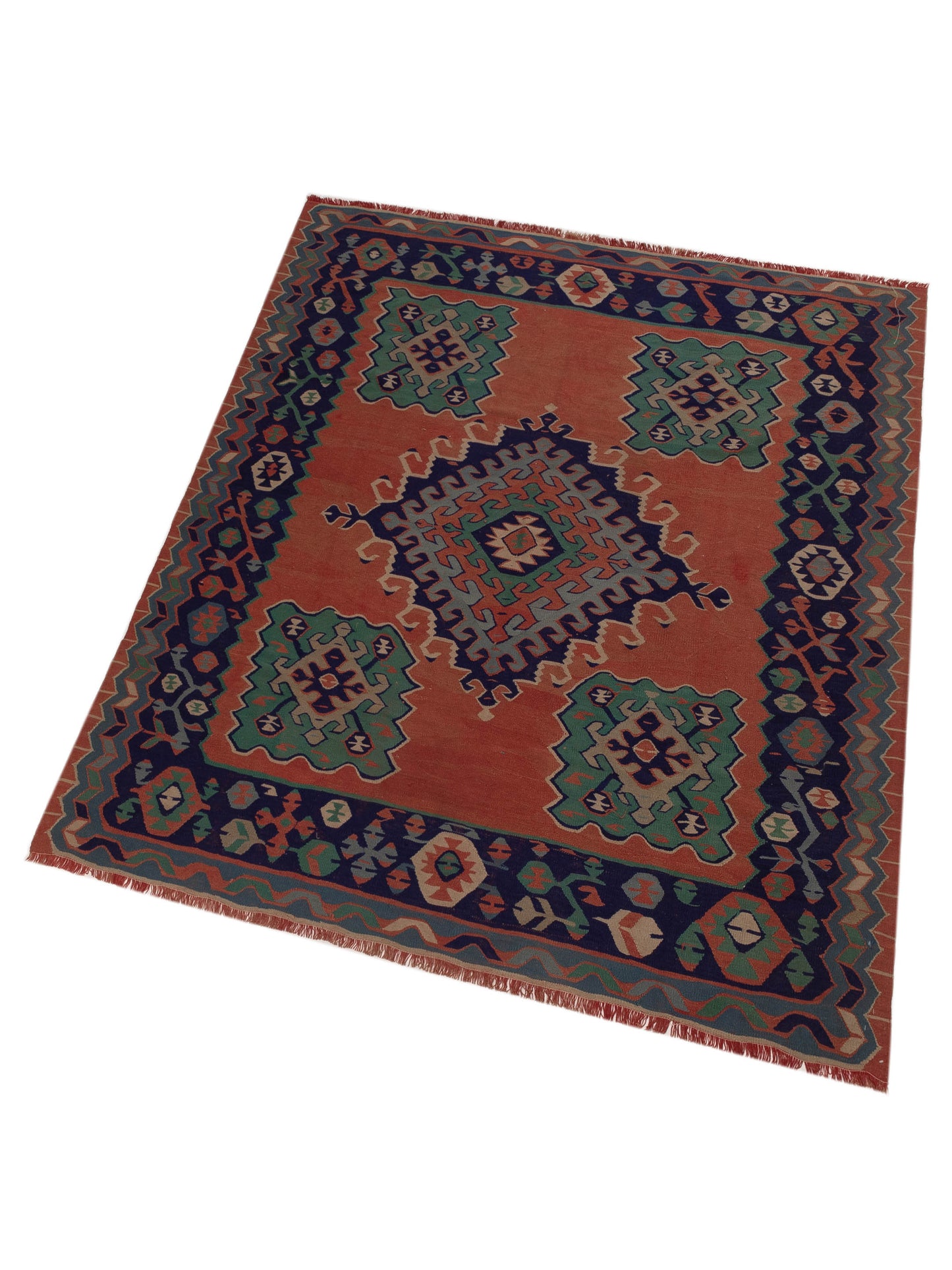 Kilim Multi 8x9.3 Hand Woven Rug
