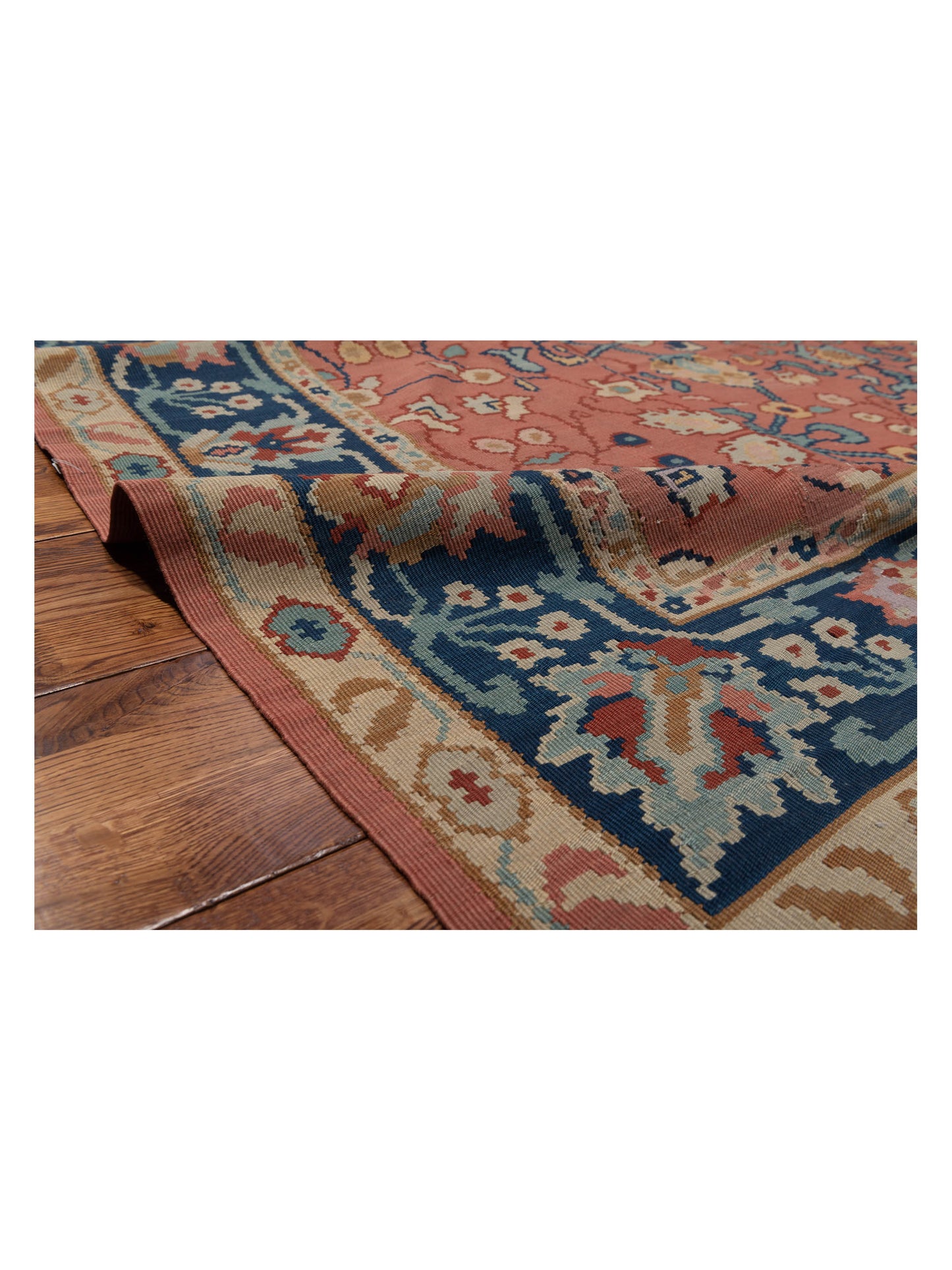 Kilvana Rose Navy 8.6x12.11 Hand Woven Rug
