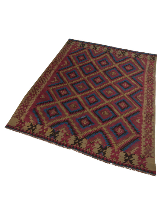 Kilvana Multi 8.11x11.4 Hand Woven Rug